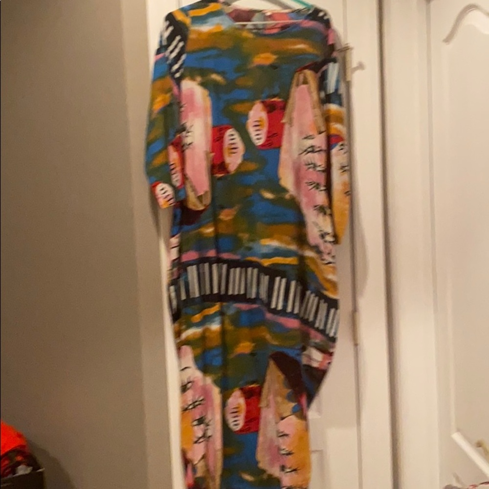 Artsy tunic dress w/ pockets- NEW!